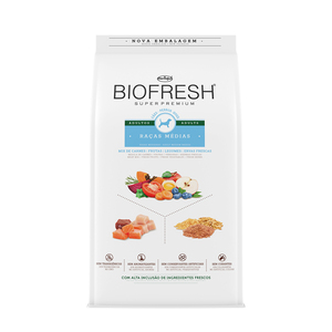 Biofresh Alimento Natural Seco para Perro Adulto de Raza Mediana, 10.1 kg