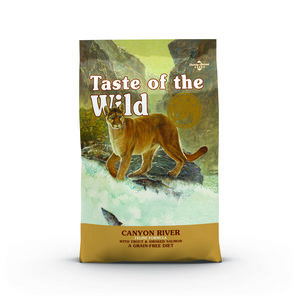 Taste of the Wild Canyon River Alimento Natural para Gato Todas las Etapas de Vida Receta Trucha y Salmón, 2 kg