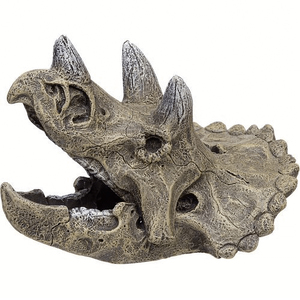 Imagitarium Cráneo Decorativo de Triceratops para Acuario