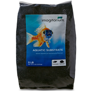 Imagitarium Sand Black Arena Negra para Acuario, 2.26 kg
