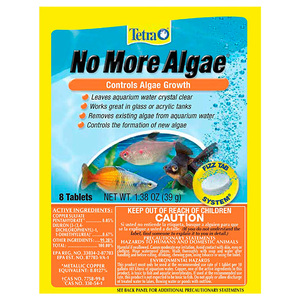 Tetra No More Algae Acondicionador para Acuario, 8 Tabletas