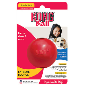 Kong Pelota de Caucho Roja para Perro
