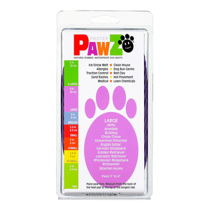 Pawz Dog Boots Botas de Caucho Reutilizables e Impermeables para Perro, Grande
