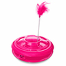 Leaps & Bounds Pista con Pluma y Pelota con Luz Juguete para Gato, Rosa Leaps & Bounds Pista con Pluma y Pelota con Luz Juguete para Gato, Rosa
