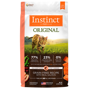 Instinct Original Libre de granos Alimento Natural para Gato Todas las Edades Receta Salmón, 2 kg Instinct Original Libre de granos Alimento Natural para Gato Todas las Edades Receta Salmón, 2 kg