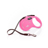 Flexi Classic Correa Retráctil Diseño Clásico Color Rosa para Perro, Mediano