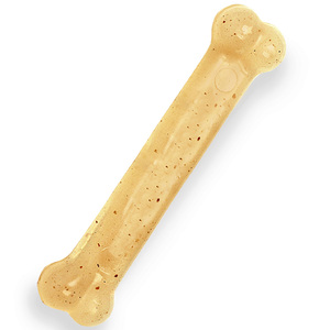 Nylabone Moderate Chew Juguete Masticable Diseño Hueso Liso Flexible Sabor Pollo para Perro, X-Grande