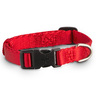 Youly Collar de Nylon Color Rojo con Broche para Perro, Chico