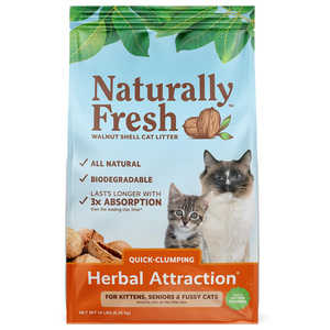 Naturally Fresh Arena Natural Aglutinante con Atrayente Herbal para Gato, 6.36 kg