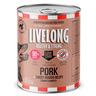 Livelong Healthy & Strong Alimento Natural Húmedo para Perro Todas las Edades Receta Cerdo/Camote, 362 g