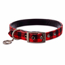 Bond & Co Collar Tela a Cuadros Rojo y Negro para Perro, Mediano Bond & Co Collar Tela a Cuadros Rojo y Negro para Perro, Mediano