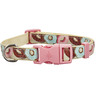 Good2Go Collar Beige Diseño Donas con Broche Rosa para Perro, Mediano Good2Go Collar Beige Diseño Donas con Broche Rosa para Perro, Mediano