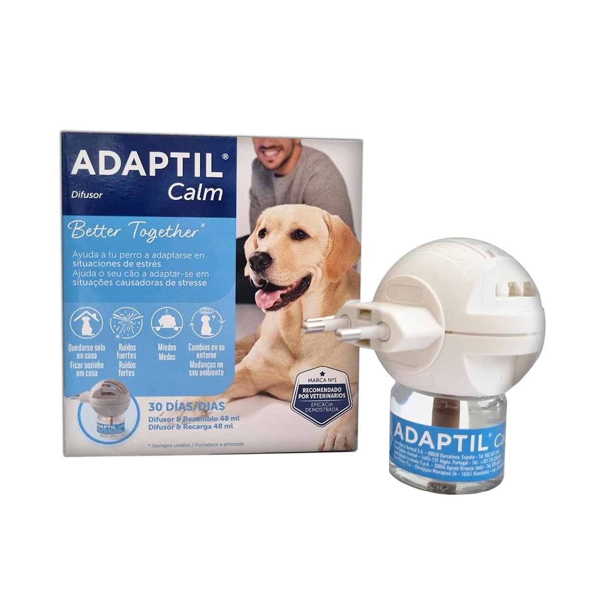 Ceva Adaptil Calm Set Difusor y Repuesto con Efecto Calmante para Perro ...