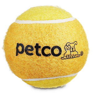 Petco Pelota de Tenis Color Amarillo para Perro, Chico