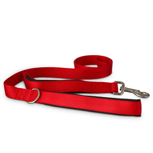 Good2Go Correa 2en1 de Tráfico Color Rojo para Perro Raza Mediana/Grande, 1.8 m