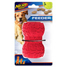 Nerf Dog Dispensador de Premios con Huella de Llanta Color Rojo para Perro, Grande