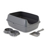 Sophresh Kit Mi Primer Gatito Arenero y Accesorios, Gris Sophresh Kit Mi Primer Gatito Arenero y Accesorios, Gris