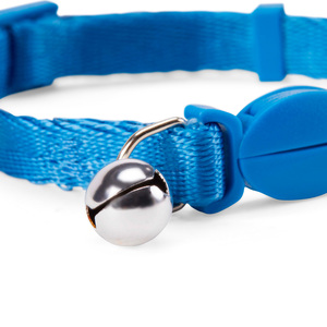 Youly Collar con Broche Diseño Clásico para Gato, Azul
