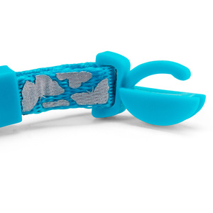 Youly Collar con Broche Diseño Mariposas Reflectante para Gatito, Azul