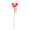 Leaps & Bounds Varita con Plumas para Gato, Rosa