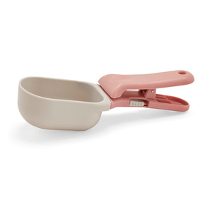 EveryYay Cuchara Medidora con Clip Color Rosa para Alimento para Perro, 1 Taza