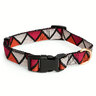 Youly Collar Plano con Diseño Triangular Rojo/ Naranja para Perro, Chico Youly Collar Plano con Diseño Triangular Rojo/ Naranja para Perro, Chico