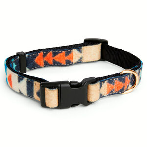 Youly Collar con Diseño Geométrico Multicolor para Perro, Grande