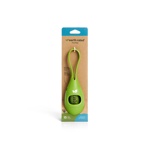 Earth Rated Dispensador de Bolsas para Desechos de Perro, Verde Earth Rated Dispensador de Bolsas para Desechos de Perro, Verde