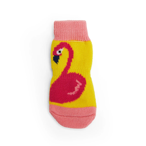 Youly Spring Calcetines con Estampado de Flamingo, Mediano
