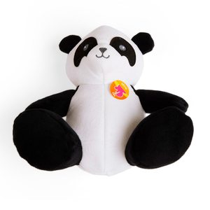 Leaps & Bounds Juguete Afelpado Diseño Panda con Bambú Interior para Perro, Grande