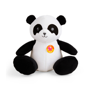 Leaps & Bounds Juguete Afelpado Diseño Panda con Bambú Interior para Perro, Grande