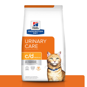 Hill's Prescription Diet c/d  Alimento Seco Cuidado Urinario para Gato Adulto, 3.85 kg