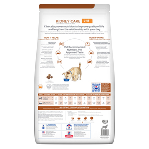 Hill's Prescription Diet k/d Alimento Seco Renal para Perro Adulto, 3.9 kg