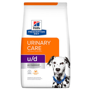 Hill's Prescription Diet Alimento Seco Canine U/D Urinary Care para Perro, 3.85 kg
