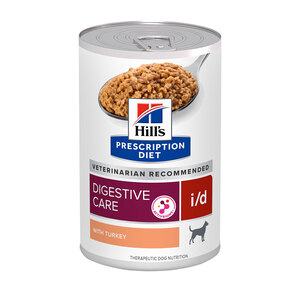 Hill's Prescription Diet  i/d Alimento Húmedo Gastrointestinal para Perro Adulto Receta Pavo, 370 g