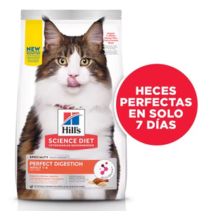 Hill's Science Diet Perfect Digestión Alimento Seco Salud Digestiva para Gato Adulto, 1.5 kg