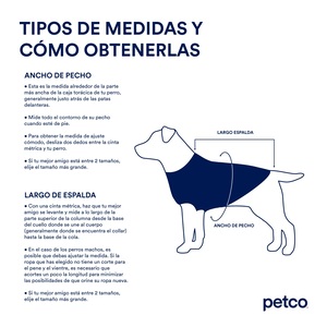 Youly Vestido Blanco/Azul para Perro, X-Chico