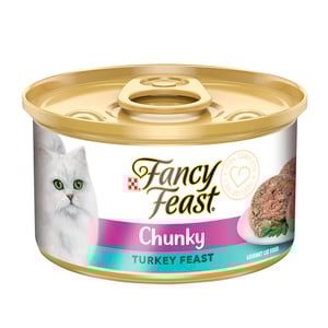 Fancy Feast Gourmet Terrine Alimento Húmedo para Gato Receta Pavo, 85 g Fancy Feast Gourmet Terrine Alimento Húmedo para Gato Receta Pavo, 85 g
