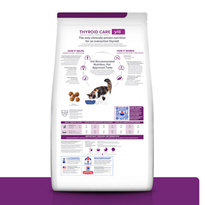 Hill's Prescription Diet Alimento Seco Feline y/D Thyroid Care para Gato, 1.81 kg