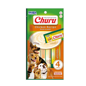 Churu Premio Cremoso Natural para Perro Todas las Etapas de Vida Receta Pollo, 56 g