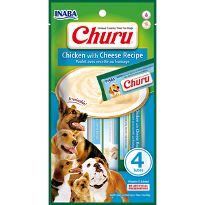 Inaba Churu Premio Cremoso Natural Receta Pollo con Queso para Perro Todas las Etapas de Vida, 56 g Inaba Churu Premio Cremoso Natural Receta Pollo con Queso para Perro Todas las Etapas de Vida, 56 g