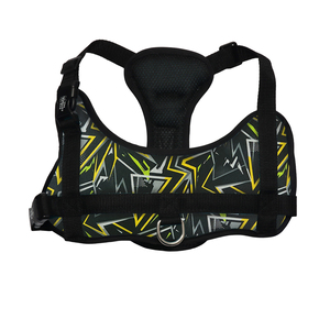 The Rocky Dog Arnés de Ajuste Romano Diseño Thunder Color Negro, Mediano The Rocky Dog Arnés de Ajuste Romano Diseño Thunder Color Negro, Mediano