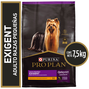 Pro Plan Exigent Alimento Seco para Perro Adulto de Razas Pequeñas, 7.5 kg