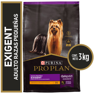 Pro Plan Exigent Alimento Seco para Perro Adulto de Razas Pequeñas, 3 kg