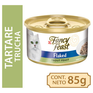 Fancy Feast Gourmet Tartare Alimento Húmedo para Gato Receta Trucha, 85 g