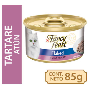 Fancy Feast Gourmet Tartare Alimento Húmedo para Gato Receta Atún, 85 g