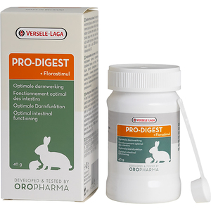 Versele Laga Suplemento Intestinal Pro-Digest Oropharma para Pequeñas Mascotas, 40 g