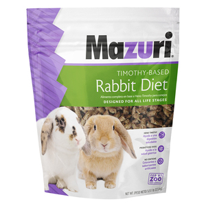 Mazuri Timothy Rabbit Diet Alimento para Conejo, 2.5 kg