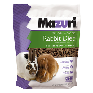 Mazuri Timothy Rabbit Diet Alimento para Conejo, 1 kg