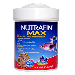 Nutrafin Max Tubiflex Escamas para Peces Tropicales y Marinos, 35 g